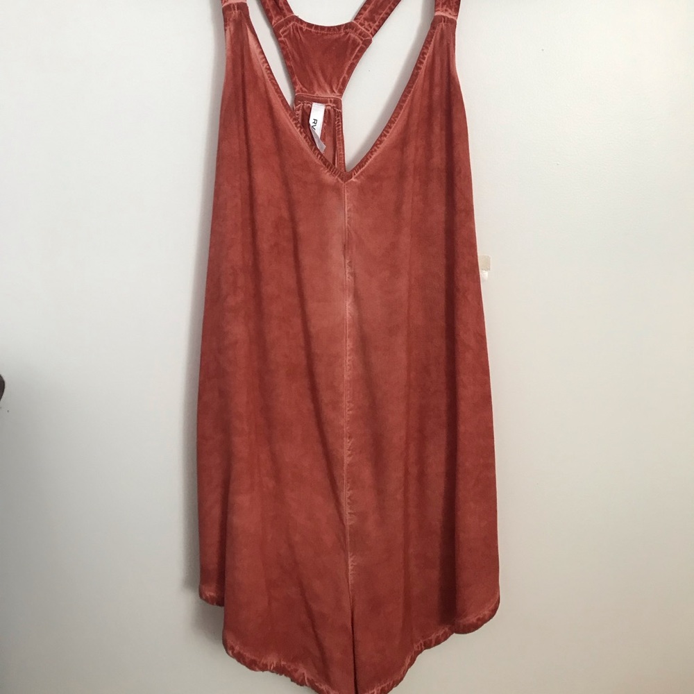 RVCA orange romper